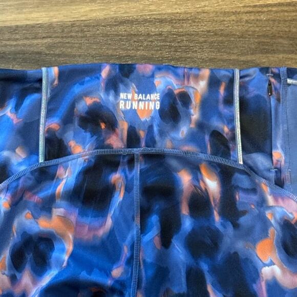 New Balance Women’s Large Night Sky Print Impact Run Activewear Leggings - Picture 8 of 9